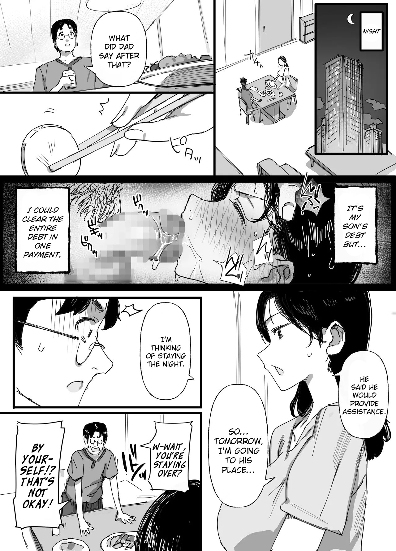 Hentai Manga Comic-My Husband's Debt: A Wife Sells Herself to Her Father-in-Law as Creampie Repayment-Read-33